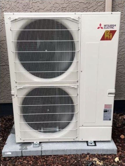 Residential Mitsubishi outdoor unit field record